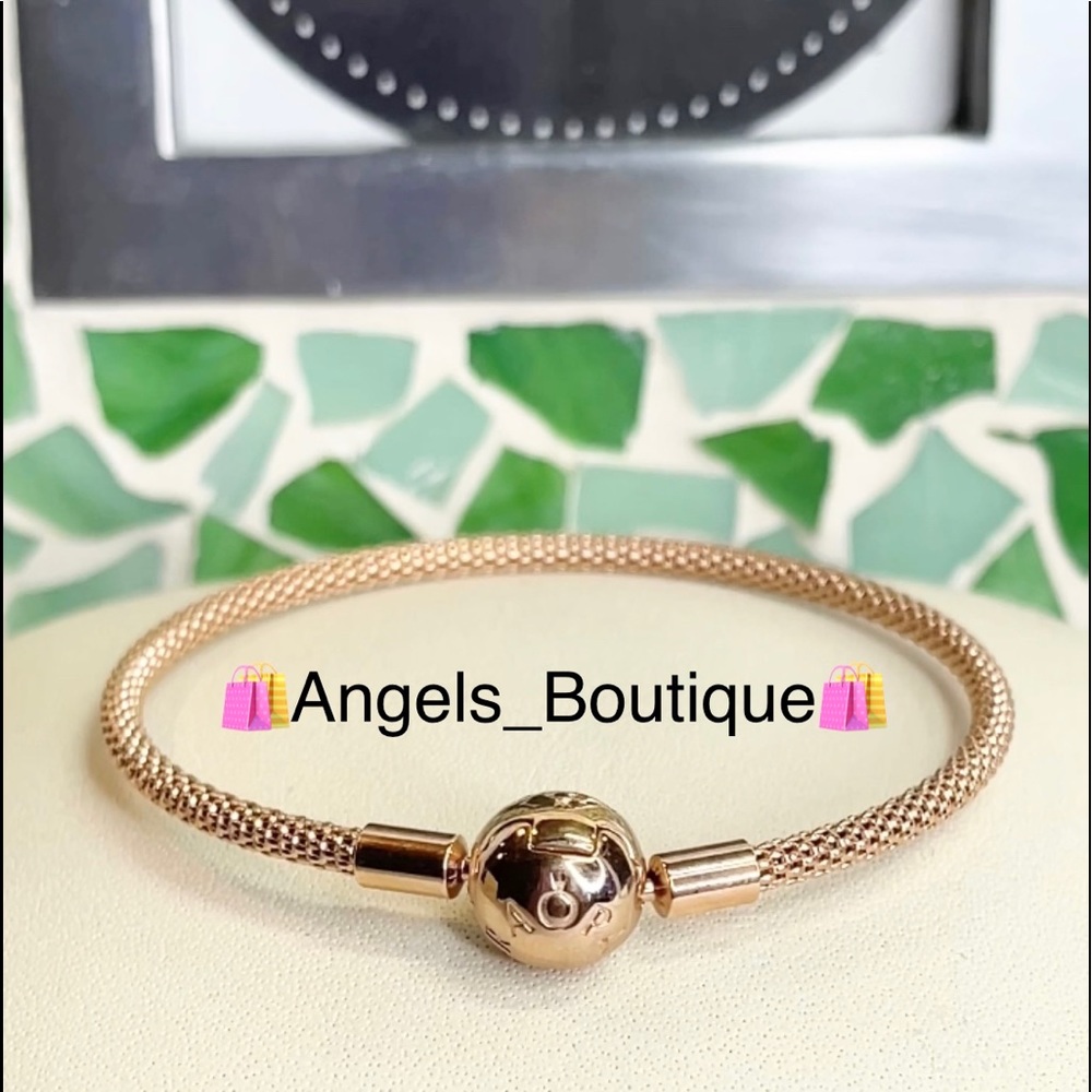 New Pandora Rose Mesh Bracelet